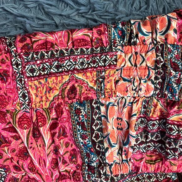 Old Navy Patchwork Print Waist-Defined Cami Midi Dress Size XXL - Picture 5 of 7